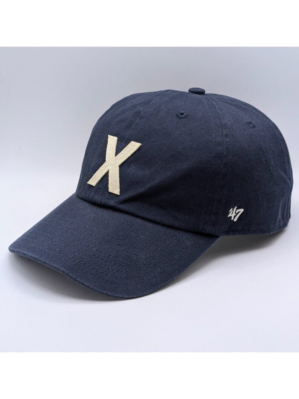 Xavier University Musketeers '47 Brand Baseball Cap Hat Navy Blue Strap Back XU